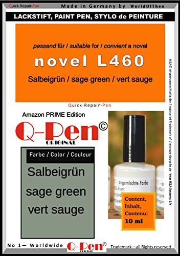 Q-Pen Original Lackstift Touch-up Paint for novel L460 Salbeigrün; by Amz Prime Edition von Q-Pen Original