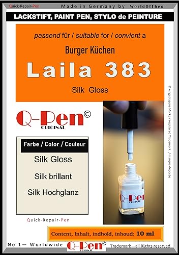 Q-Pen Original #suitable for BurgerKüchen Laila 383 Silk Gloss - touch-up paint von Q-Pen Original