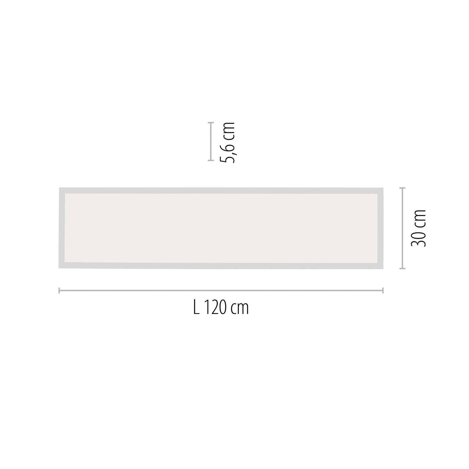 LED-Deckenleuchte Q-FLAG, 120x30 cm, Smart Home von Q-Smart-Home