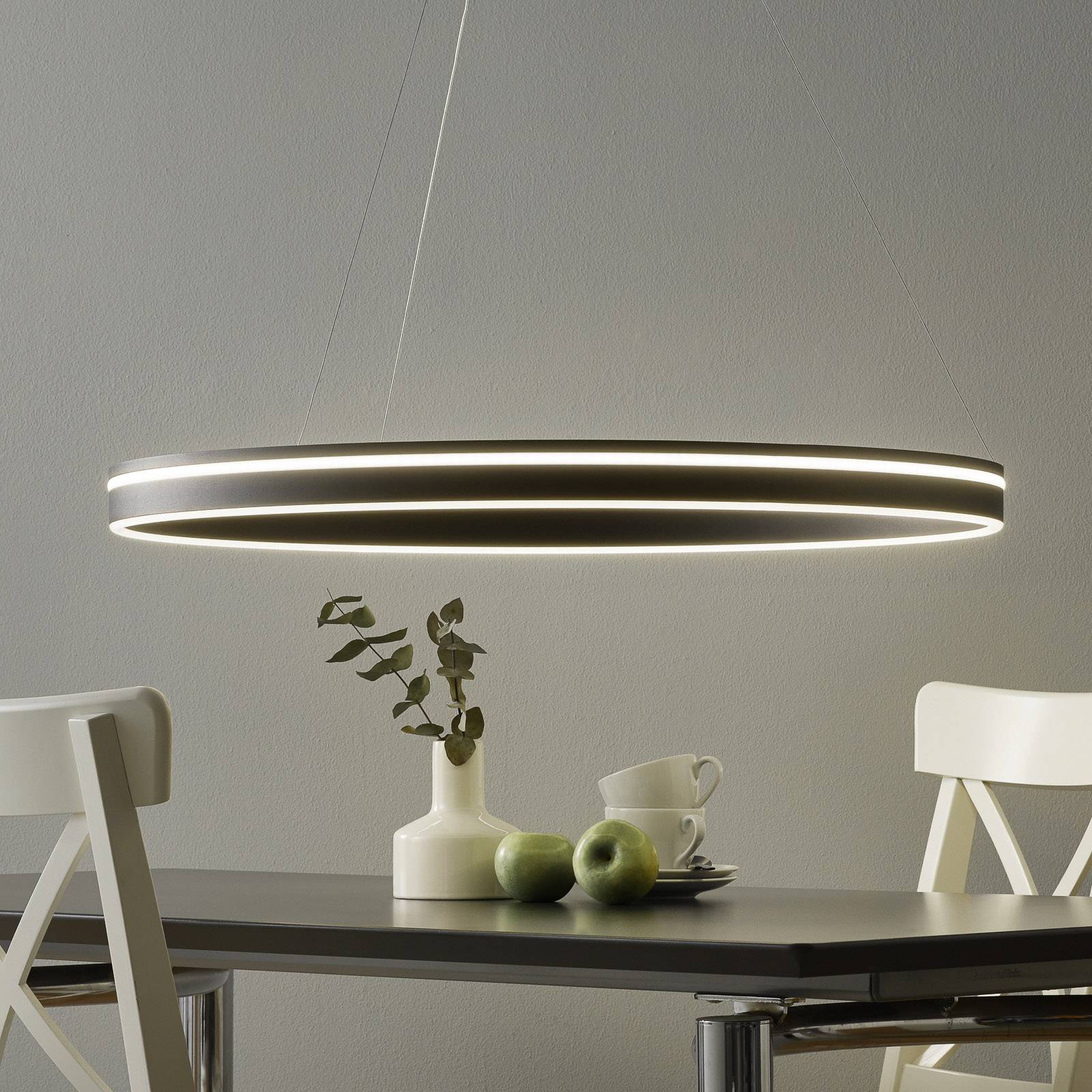 Paul Neuhaus Q-VITO LED-Hängelampe 79 cm anthrazit Paul Neuhaus Q-VITO LED-Hängelampe 79 cm anthrazit von Q-Smart-Home
