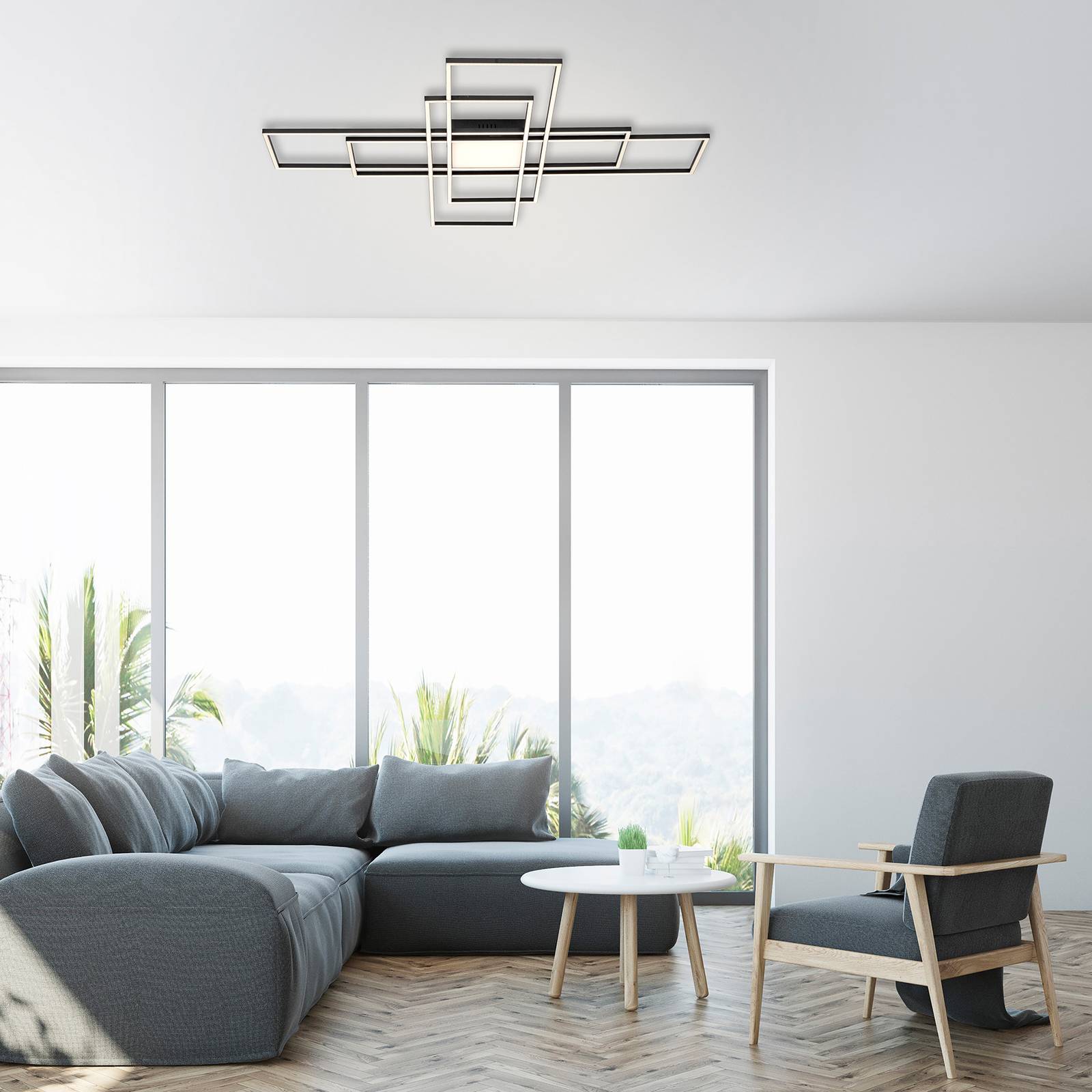 Paul Neuhaus Q-ASMIN LED-Deckenleuchte 110x110 cm von Q-Smart-Home