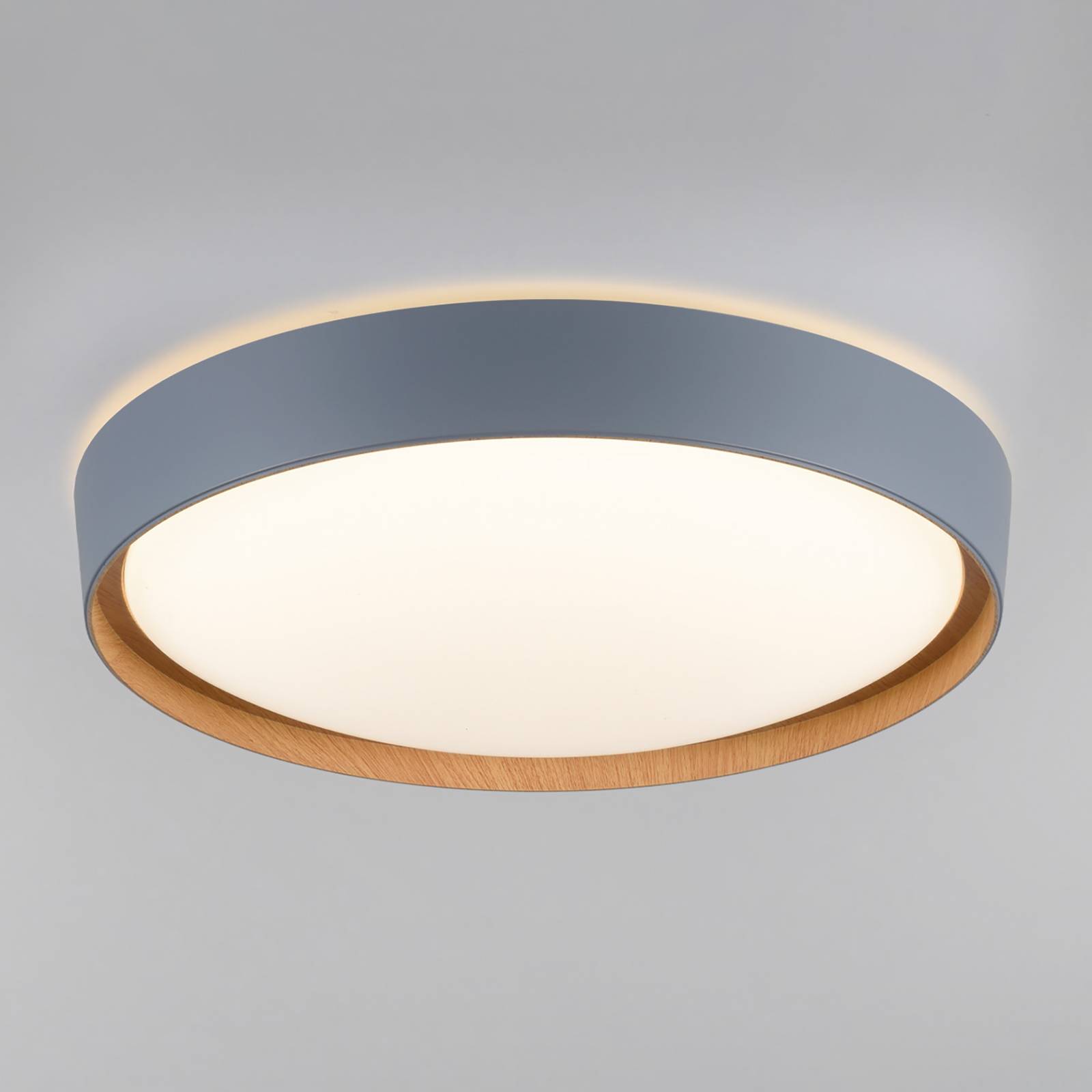 Paul Neuhaus Q-EMILIA LED-Deckenleuchte, grau/holz Paul Neuhaus Q-EMILIA LED-Deckenleuchte, grau/holz von Q-Smart-Home