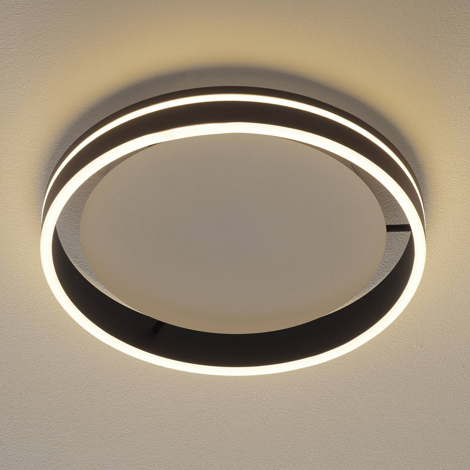 Paul Neuhaus Q-VITO LED-Deckenlampe 40cm anthrazit von Q-Smart-Home