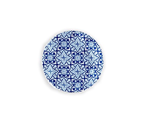 Q Squared Talavera Collection Blau Teller 14 cm 100% Melamin - 100-83807EU von Q Squared