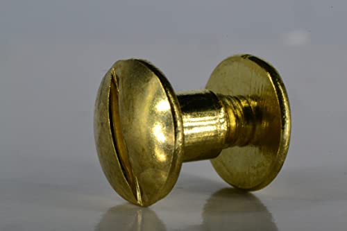 Buchschrauben 5mm | 20,30 oder 50 Stück | Farbe: gold | deutscher Anbieter (20) von Q Tools