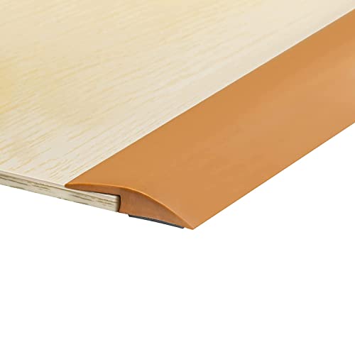 Q&A PVC Selbstklebend Abdeckleiste,Abdeckleisten Für fußböden Selbstklebend 2M/1M,PVC Abdeckleiste Selbstklebend übergangsprofil Boden-Leiste,Laminat Fußboden Spalt (3MM/1M,Brown) von Q&A