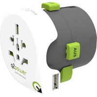 Q2 Power 2.100110 Reiseadapter Weltreiseadapter Qdapter USB von Q2 Power