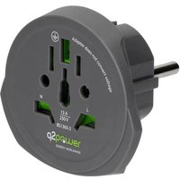 Q2 Power q2-1.100100-TH Reiseadapter Q2 Power q2-1.100100-TH Reiseadapter von Q2 Power
