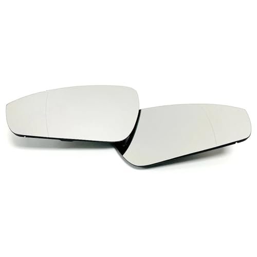 QADFTGY Auto Rückfahrglas Kompatibel mit Q4 Für E-Tron 2021 2022 2023 2024 OEM: 11B857521 11C857522 11B857521 11C857522 Autospiegelglas, Beheizt, Weitwinkelspiegelglas(2pcs) von QADFTGY