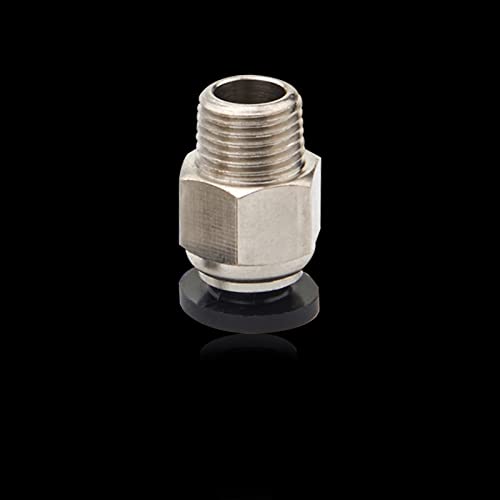 QAIXAG Pneumatischer Anschluss Extruder J-Kopf Hot End for 4 mm oder 6 mm Außendurchmesser Rohr Schnellkupplung J-Kopf passend for 3D-Druckerteile (Color : PC6-01 Black, Size : 1 PCS) von QAIXAG