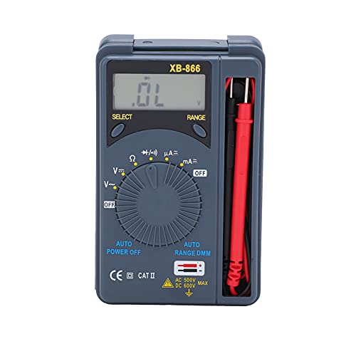 Digitales Multimeter, Auto -Ranging -Taschen -Taschen -Multi -Tester, Taschen -Digital -Volt -Messgerät für Feldforschung, Automobildiagnose von QANYEGN