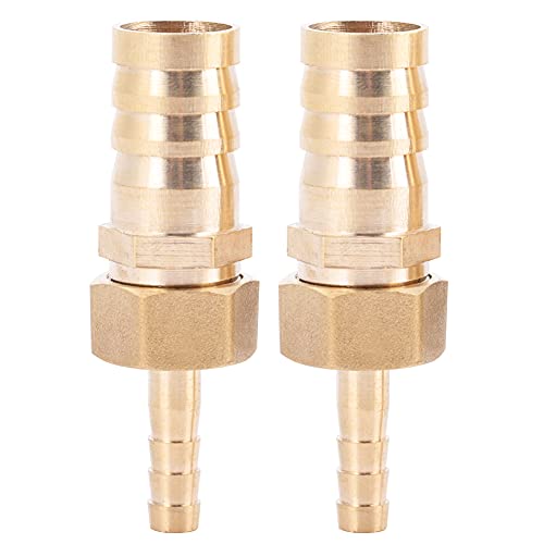 QANYEGN Reduzierstück für Schlauchstutzen, Messing Schlauchtüllen Reduzierer, Verbindungsstück für Rohrverbinder, 6-16mm von QANYEGN