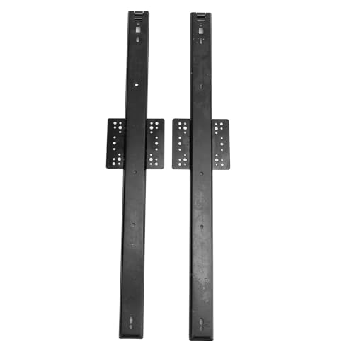 QANYEGN 1 Pair 20 Inch Hidden Door Slide, Two Section Square Plate Slide Rail, Concealed Sliding Door Rail for Cabinet Closet (35mm Width 20kg Load Bearing) von QANYEGN