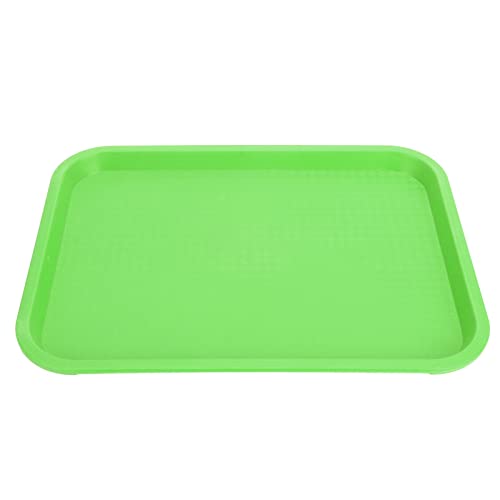 QANYEGN QANYEGN Fast Food Tablett aus Kunststoff, Kunststofftablett Serviertabletts, Fast Food Tablett Serviertablett, Servierplatten Tabletts, rutschfest Rechteckig Servierplatten von QANYEGN