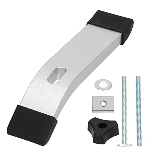 QANYEGN Hold Down Clamp Set, T Track Metal Clamps, M8 Thread Clamping Jig Tool Kit for Woodworking (White) von QANYEGN