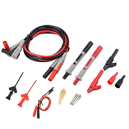 QANYEGN P1300C Multimeter Test Leads Kit, Electronic Digital Multimeter Test Leads with Alligator Clips Replaceable Probe Tips Set QANYEGN P1300C Multimeter Test Leads Kit, Electronic Digital Multimeter Test Leads with Alligator Clips Replaceable Probe Tips Set von QANYEGN