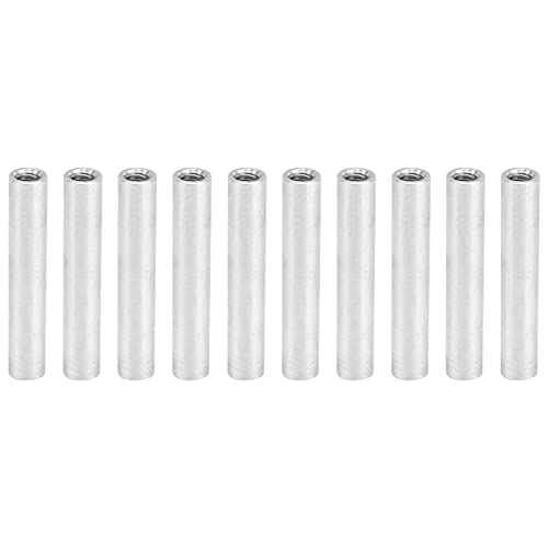 QANYEGN Runder Abstandshalter, Runder Abstandshalter aus Aluminium Mit Innengewinde, Metall-Abstandshalter Zum Aufhängen von Bilderrahmen(Length 34mm) von QANYEGN