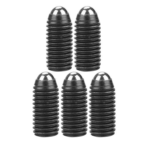 Qanyegn 10pcs M12 Kugelköpfe, Kugelpunkt -Set -Schrauben, Schraubengewinde -Sechskant -Buchse Kohlenstoffstahlkugel Federlöcher Set Set Set (M12*25 (10pcs)) von QANYEGN