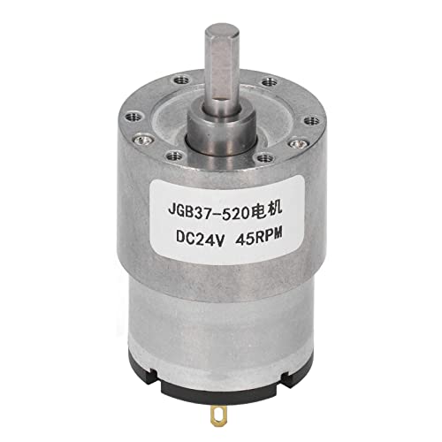 Selbstverriegelungs -Wurm -Wurm -Motor, Motormotor, Great Torsion Messing Spulengeschwindigkeit Reduktion DC -Getriebemotor DC24V (45 rpm) von QANYEGN