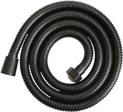 Ersatz-Brauseschlauch, 1 m, 1,5 m, 2 m, Brauseschlauch, schwarz(2M) von QAONEAY
