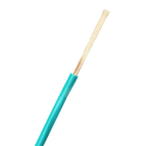 Flexibles 1-poliges LED-DIY-Verbindungskabel, 5 Meter superflexibles Elektrokabel, 22 AWG PVC-isolierter Kabelverlängerungsstecker (Farbe: ROT)(Green) von QAONEAY