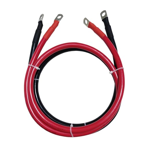 Flexibles Kabel, 20 cm Länge, 8/6/4/2 AWG Kupferdraht mit Ösen, 10/16/25/35 mm quadratisches Batterieanschlusskabel, for Wechselrichterbatterie-Seriell-Parallel-Verbindungsverlängerungsstecker (Größe: Flexibles Kabel, 20 cm Länge, 8/6/4/2 AWG Kupferdraht mit Ösen, 10/16/25/35 mm quadratisches Batterieanschlusskabel, for Wechselrichterbatterie-Seriell-Parallel-Verbindungsverlängerungsstecker (Größe: von QAONEAY