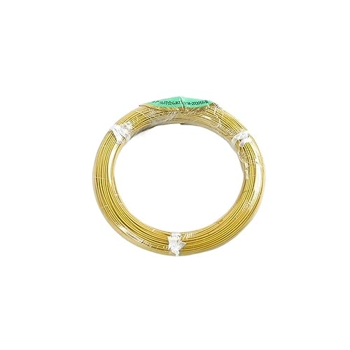Flexibles Kabel, 5 Meter, 0,75 mm quadratischer Hochtemperaturdraht, 18 AWG 0,75 mm quadratisches Kabel, PTFE-isolierungsbeständiges verzinntes Zinn, versilberte Kupferwickeldrähte, Verlängerungssteck Flexibles Kabel, 5 Meter, 0,75 mm quadratischer Hochtemperaturdraht, 18 AWG 0,75 mm quadratisches Kabel, PTFE-isolierungsbeständiges verzinntes Zinn, versilberte Kupferwickeldrähte, Verlängerungssteck von QAONEAY