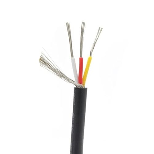 Kabel, flexibel, UL2547-Kanal-Audioverstärkerleitung, 32 30 28 26 24 22 20 AWG, abgeschirmtes Kabel, 2 3 4 5 6 7 Adern, schwarzes Signalabschirmkabel, Verlängerungsstecker (Größe: 24 AWG, 10 Meter, Fa Kabel, flexibel, UL2547-Kanal-Audioverstärkerleitung, 32 30 28 26 24 22 20 AWG, abgeschirmtes Kabel, 2 3 4 5 6 7 Adern, schwarzes Signalabschirmkabel, Verlängerungsstecker (Größe: 24 AWG, 10 Meter, Fa von QAONEAY