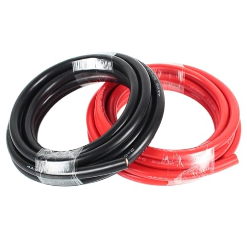 Kabel flexibles Batterie-Wechselrichterkabel, flexibler verzinnter Kupferdraht, schwarz und rot 20 18 16 14 12 10 8 6 4 2 0 AWG Superweicher Silikonkabel-Verlängerungsstecker (Größe: 20 m, Farbe: 2 AW Kabel flexibles Batterie-Wechselrichterkabel, flexibler verzinnter Kupferdraht, schwarz und rot 20 18 16 14 12 10 8 6 4 2 0 AWG Superweicher Silikonkabel-Verlängerungsstecker (Größe: 20 m, Farbe: 2 AW von QAONEAY