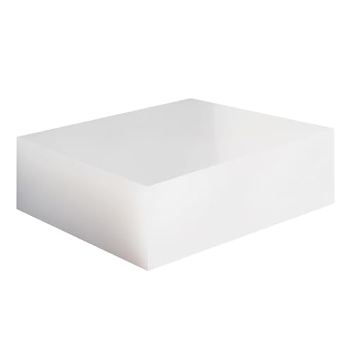 Silikon-Stoßdämpferblock 80 x 80 x 35 mm - 80 x 80 x 50 mm Silikonkautschukplatte, geeignet for schwere Maschinen und Heimwerkerprojekte, 80 x 80 x 45 mm(80x80x35mm) von QAONEAY