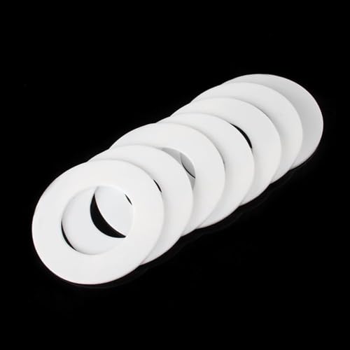Silikonkautschukplatte, 10-teiliges Dichtungs-Flachscheiben-Sortiment aus PTFE, Dicke 1 mm (8 x 22 x 1 mm)(3x7x1mm) von QAONEAY