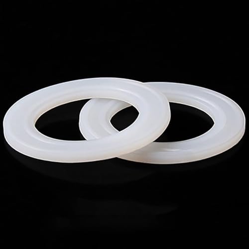 Silikonkautschukplatte, 2 Stück Silikondichtung, Flachdichtung, Dicke 2,5 mm, Dichtscheibe for Innendurchmesser 20 25 32 40 50 mm (40 mm)(20mm) von QAONEAY