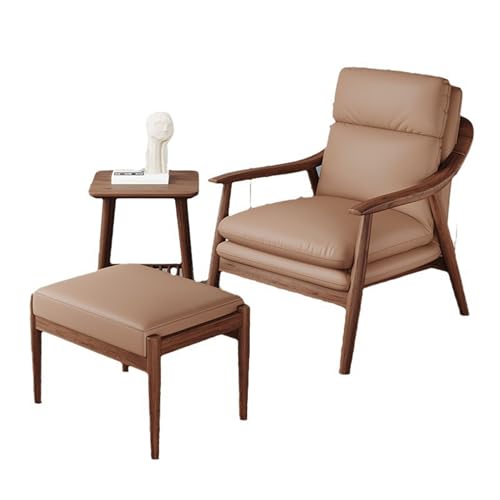 QAQCDAHJI Sofasessel, moderner, einfacher Ledersessel, for das Wohnzimmer zu Hause, leichtes, luxuriöses Lazy Sofa(with Pedals) von QAQCDAHJI
