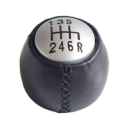 GERGRGB Echtes Leder Auto Schaltknauf Hebel Shifter Handball Handbuch 6 Geschwindigkeit Auto Styling Für Alfa Für Romeo GT 147 166 GERGRGB von QAQMHVCVB