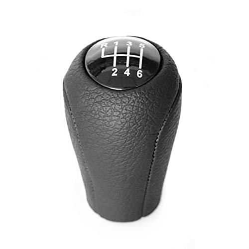 GERGRGB Für Mazda 3 BK BL 5 CR CW 6 II GH Für CX-7 ER Für MX-5 NC III 23 Leder Schalthebel Arm Headball Leder 5/6 Gang Schaltknauf GERGRGB (Farbe : 6 Speed) von QAQMHVCVB
