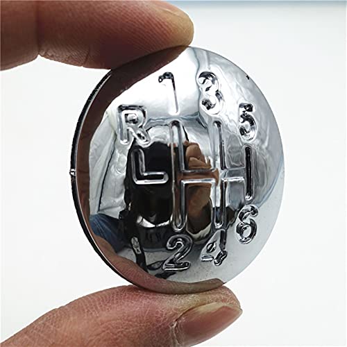 GERGRGB Für Renault Für Clio 2 Für Clio 3 Für Megane 2 Für Scenic II Für Kangoo 5-Gang Auto Leder Schaltknauf GERGRGB (Farbe : 6 Speed Cap) von QAQMHVCVB