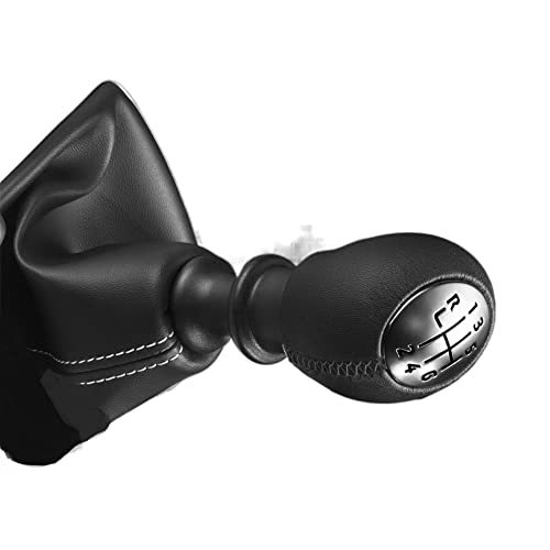 GERGRGB Für Renault Für Megane Für MK3 Manueller Autoschaltknauf Schalthebelstift 6-Gang-Schaltknauf Lederhandball GERGRGB von QAQMHVCVB