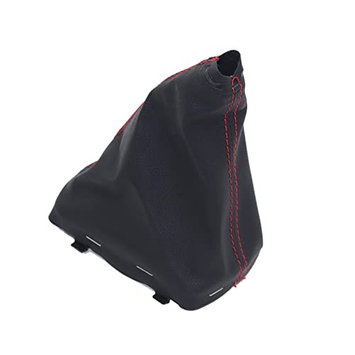 GERGRGB Red Line Leder Auto Schaltknauf Hebel Gaitor Boot Cover Dekoration Zubehör Für A-UDI A3 S3 8L 2001 2002 2003 GERGRGB (Farbe : Gear Boot) von QAQMHVCVB