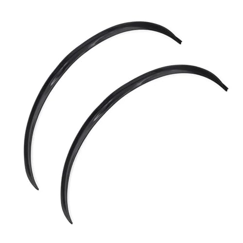 QAQMHVCVB Für B&MW 1 3 4 5 7 Series X1 X3 X4 X5 X6 Universal-Kotflügelverbreiterung Radaugenbraue Kratzfeste Streifen Lippenaufkleber Zierleiste Auto Radlaufschutz(2 ST Schwarz) von QAQMHVCVB