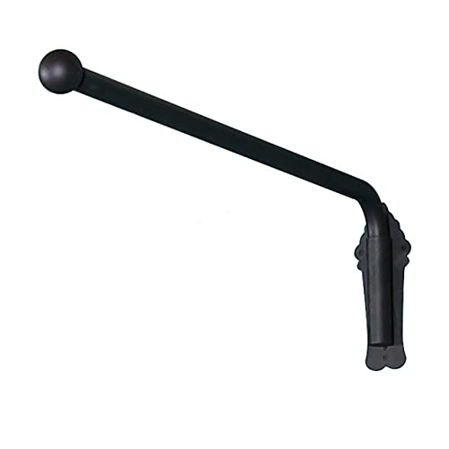Cradling Schwerlast Schwenkarm-Fenstervorhangstange mit Endstücken, 40 kg Metall-Fenstervorhang-Ausstellungsständer,Gardinenstange für Küche,Badezimmer, 70CM, Schwarz Cradling Schwerlast Schwenkarm-Fenstervorhangstange mit Endstücken, 40 kg Metall-Fenstervorhang-Ausstellungsständer,Gardinenstange für Küche,Badezimmer, 70CM, Schwarz von QARIDO