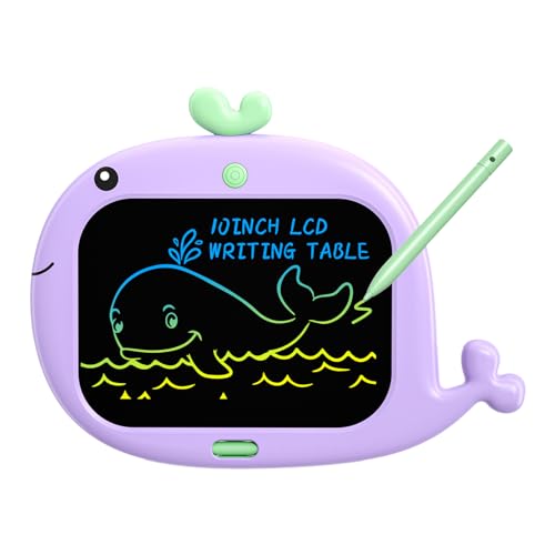 Elektronische Zeichenblöcke | 10-Zoll augenfreundliches wiederverwendbares LCD-Tablet-Schreibbrett für Kinder | Schreibzubehör für Wohnzimmer, Schlafzimmer, Kinderzimmer, Kindergarten, Auto Qarido von QARIDO