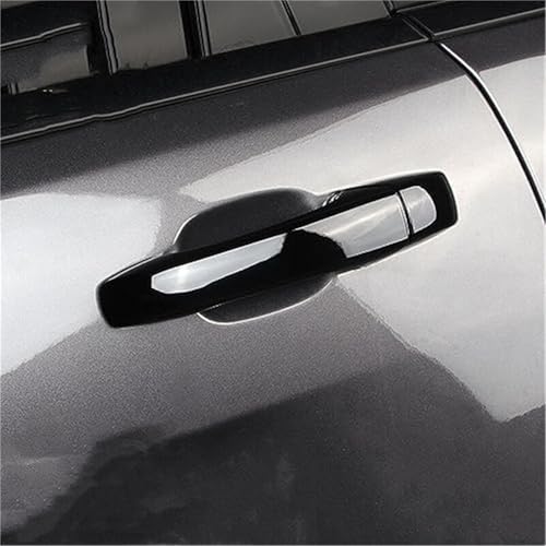 QASULER , for DODGE, Journey 2009 2010 2011 2012 2013 Neue glänzende Chrom-Autotürgriffabdeckung Türaußengriffverkleidung(Black 2 Buttons) von QASULER