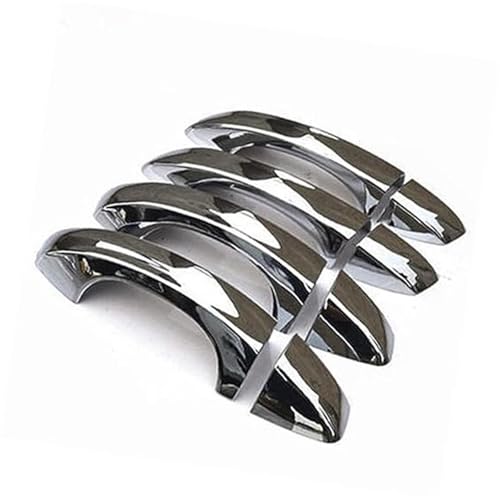 QASULER , for Golf, 7 MK7 2013 2014 2015 2016 2017 2018 Kohlefaser Chrom Autotürgriffabdeckung Zieraufkleber Zubehör Türaußengriffverkleidung(Silver) von QASULER