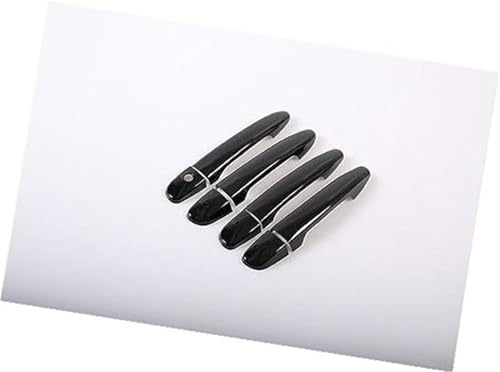 QASULER , for Mazda, Cx-5 Cx5 CX 5 2012–2022, glänzende Chrom-Autotürgriff-Abdeckungsverkleidung Türaußengriffverkleidung(Black No Button) von QASULER