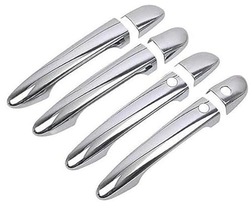 QASULER , for Mazda, Cx-5 Cx5 CX 5 2012–2022, glänzende Chrom-Autotürgriff-Abdeckungsverkleidung Türaußengriffverkleidung(Silver 2 Buttons) von QASULER