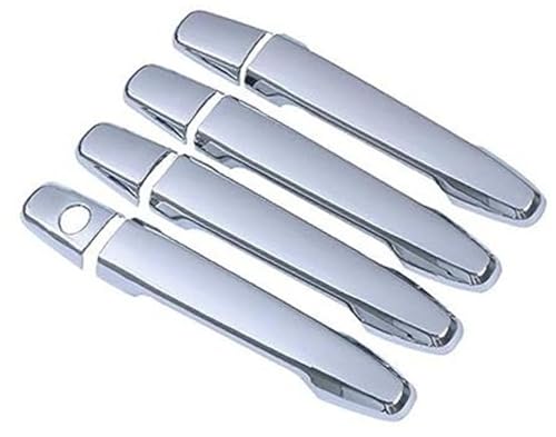 QASULER , for Mitsubishi, Outlander ASX 2008–2020, glänzende Kohlefaser-Türgriffabdeckungs-Overlays Türaußengriffverkleidung(Silver) von QASULER