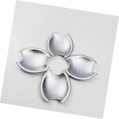 QASULER , for NISSAN, for Qashqai, j10 2007–2013, glänzende Chrom-Autotürgriffabdeckung Türaußengriffverkleidung(Silver Bowl) von QASULER