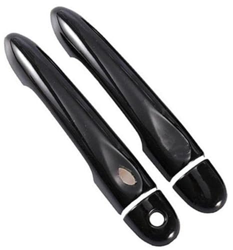 QASULER , for Renault, Alpine Vision A110 2017 2018 2019 2020 2021 Glänzende Kohlefaser-Autotürgriffabdeckung Türaußengriffverkleidung(Black 1key 1 Button) von QASULER