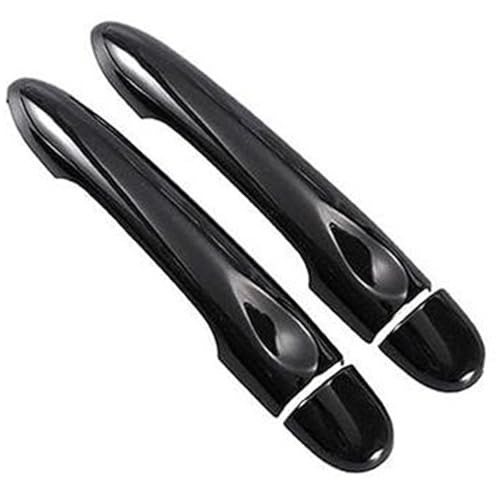 QASULER , for Renault, Fluence 2009–2017, glänzende schwarze Autotürgriffabdeckung 2010 2011 2012 2013 2014 2015 2016 Türaußengriffverkleidung(BLACK 2dr No Key No Button) von QASULER