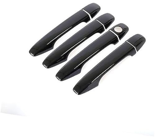 QASULER , for Toyota, Wish AE20 2010–2017, glänzend schwarz, Autotürgriff-Abdeckung, Aufkleber-Overlay Türaußengriffverkleidung(BLACK No Keyless Entry) von QASULER